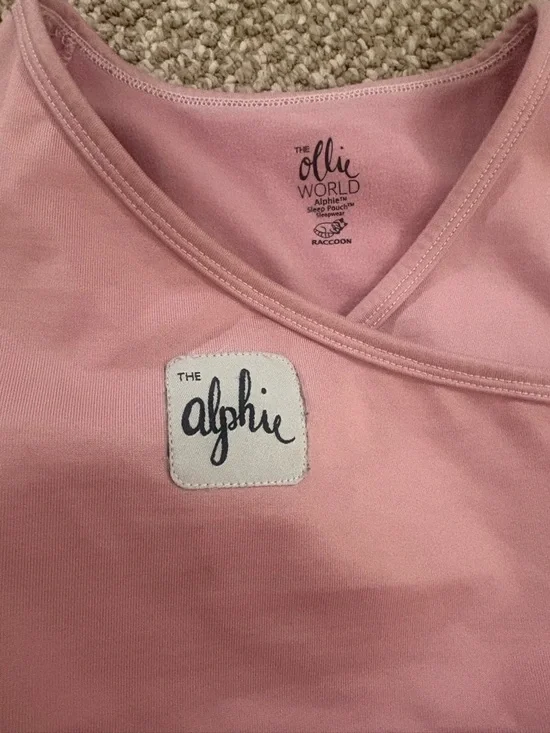 The Ollie world - the alphie Pink Sleeveless Baby Sleeping Sack - Picture 2 of 4